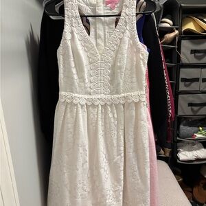 Lilly Pulitzer White Lace Dress